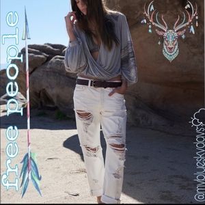 We The Free Distressed Jeans